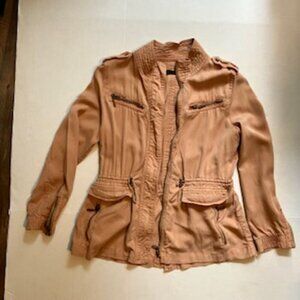 Max Jeans utility jacket peachy beige